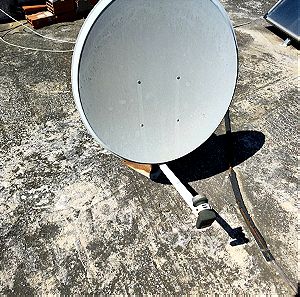 Δορυφορικό πιάτο με βάση & αποκωδικοποιητή με καλώδιο scart