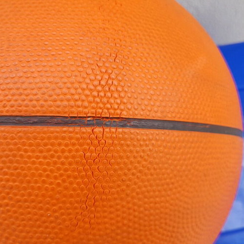 Spalding Magic Johnson Basketball ball used, 90's commemorative edition