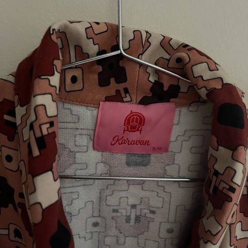 Karavan midi dress wrap S/M multicolor like new