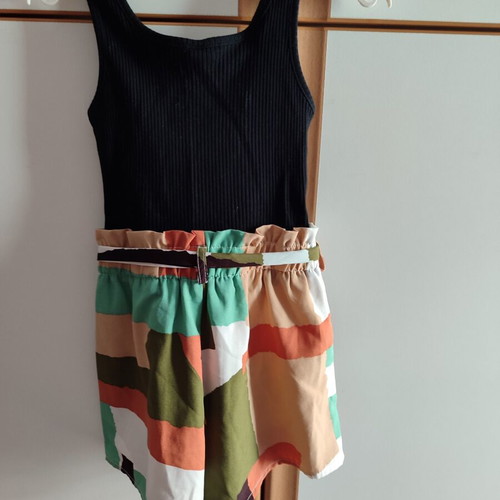 Girls' one-piece suit like new, size 6 years, 116 cm