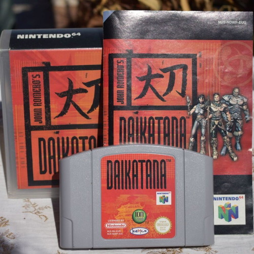 Daikatana Nintendo 64 game mint condition, English, French, German