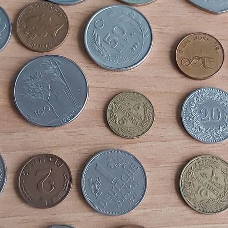Συλλογή 69 νομισμάτων μεταχειρισμένη από 21 χώρες