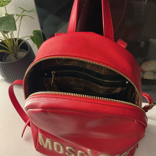 Moschino backpack used, red