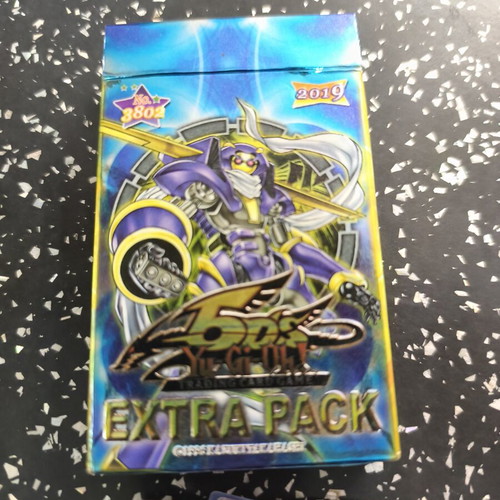 Yu-Gi-Oh! cards used with sleeves and extras pack