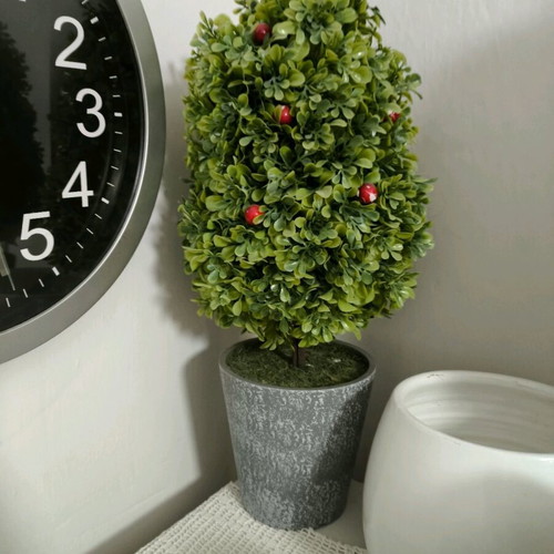 Two decorative trees like new, height 40 centimeters