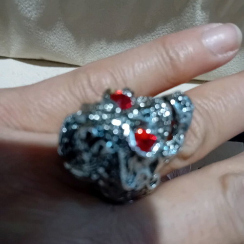 Ring new skull gray