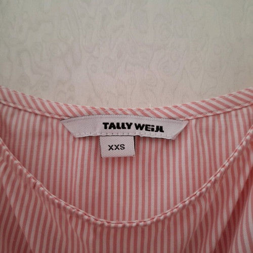 Tally Weijl striped tank top used, pink multicolor