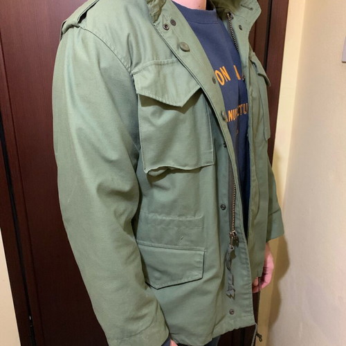 Alpha Industries m65 jacket like new, size Small, olive green