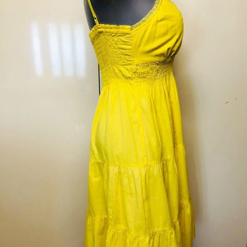 Speed Control dress new, size M, yellow cotton