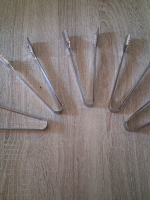 Stainless steel ice tongs pack of 5