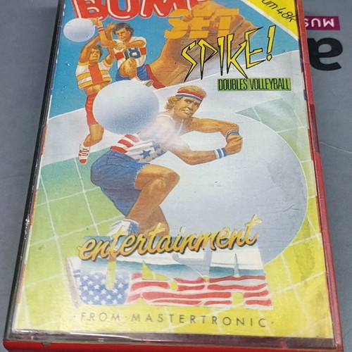 Bump, Set, Spike! Doubles Volleyball Spectrum 48k game used