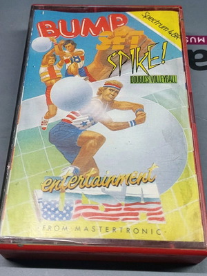 Bump, Set, Spike! Doubles Volleyball Spectrum 48k game used