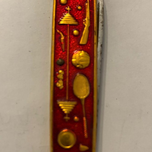 Old decorative knife used