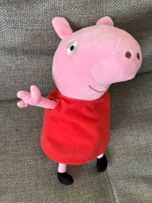 Peppa Pig λούτρινο σαν καινούργιο 20 εκ με βιβλία δώρο