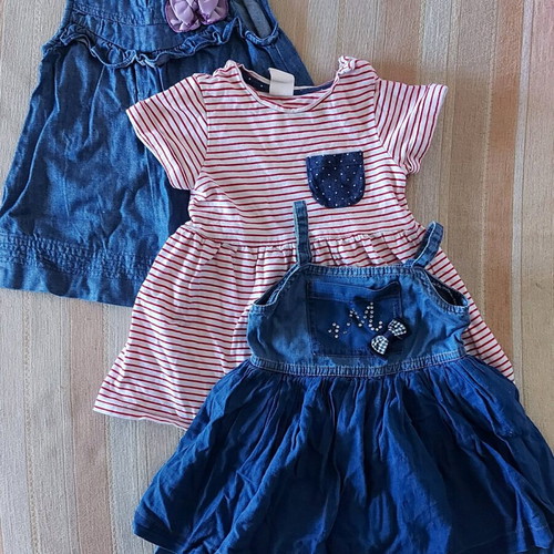 Baby dresses pack for 12 months like new, Zara and H&M