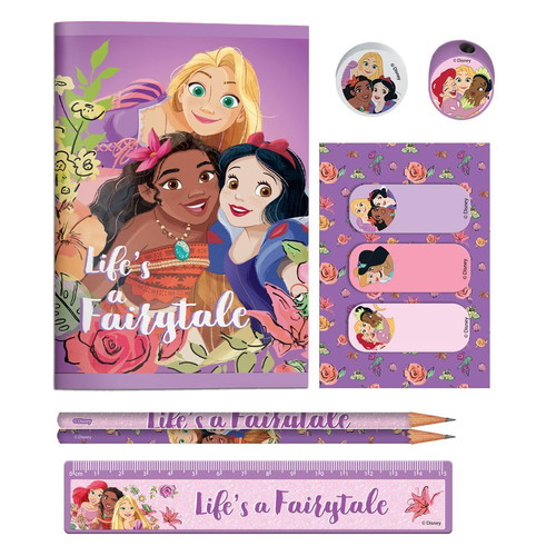 Disney Princess school set 10 pcs in PVC pouch new