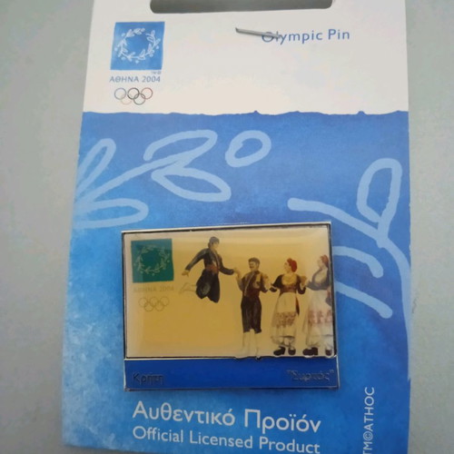 Olympic Games 2004 Pin like new, Syrtos