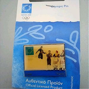 Καρφίτσα των Ολυμπ. Αγώνων 2004 (Συρτός)