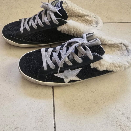Golden Goose Superstar Sabot sneakers like new, black, size 40