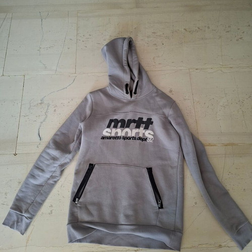 Boys' hoodie like new, size M, purple and grey