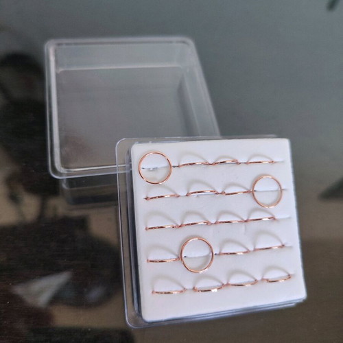 Handmade Rose Gold Copper Nose Earrings Pack of 20 New