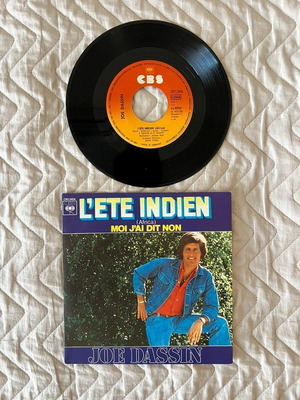 Joe Dassin L’été Indien (Africa) / Moi J’ai Dit Non 7” 45rpm vinyl like new