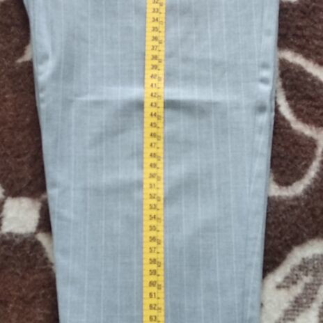 Bershka gray striped pants like new, slim fit, elastic waist