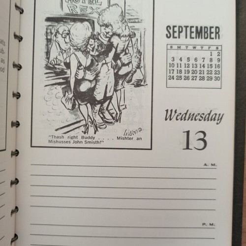 Daily-Dilly 1978 American cartoon calendar like new
