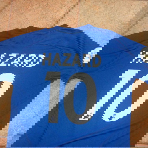 Αθλητική φανέλα Chelsea Hazard 2017 Nike DRY-FIT μέγεθος L μεταχειρισμένη