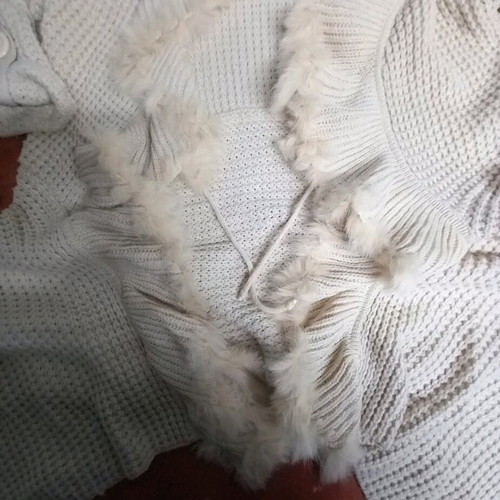 Cardigan used beige, size L