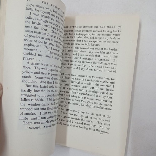 The Thirty-Nine Steps book used, English, 1952 edition