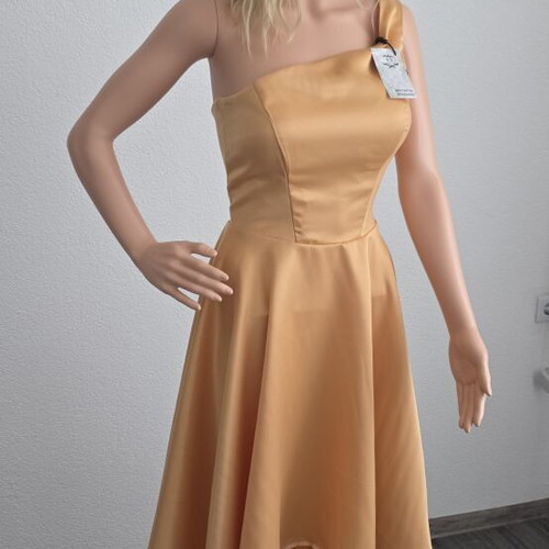 Official dress for occasions new, gold, size M
