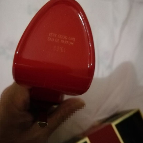 Carolina Herrera Very Good Girl perfume packaging used, empty