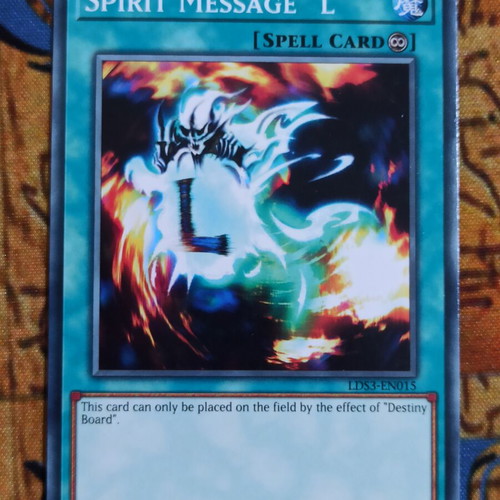 Spirit Message "L" Continuous Spell κάρτα σαν καινούργιο