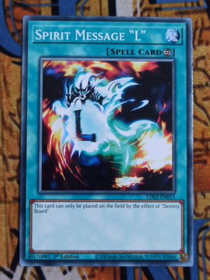 Spirit Message "L" Continuous Spell κάρτα σαν καινούργιο