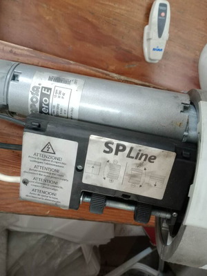Motor for roller shutters with remote control, set of 2