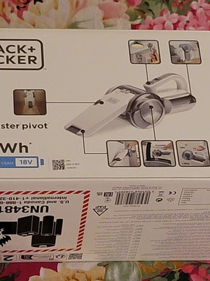 Black+Decker Dustbuster Pivot 18V rechargeable vacuum
