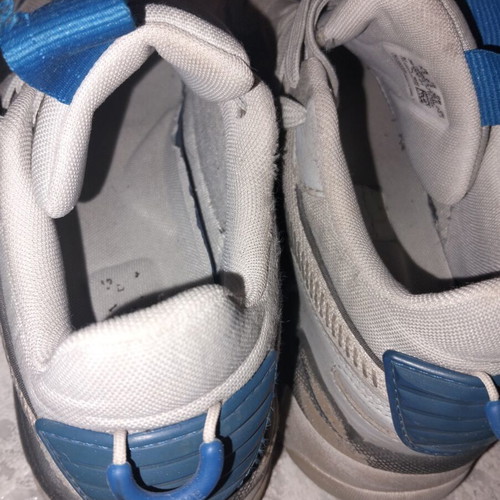 Puma RSX sneakers, size 38.5, grey and blue