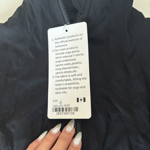 Lululemon Black Define Jacket New, Size XS