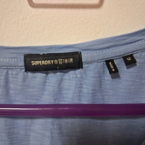 Superdry women's t-shirt medium turquoise like new