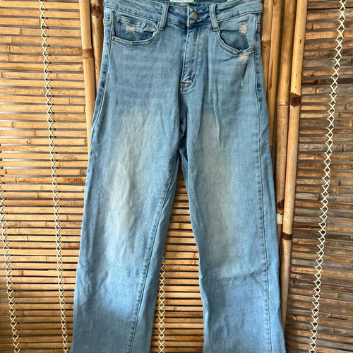 Laulia Light Wash Wide-Leg Jeans Size 36 like new