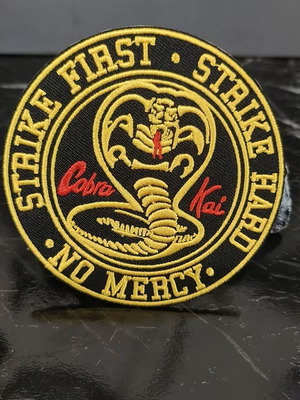 Cobra Kai Embroidered Patch thermo-adhesive, new