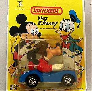 Matchbox 1979 Walt Disney Made in Hong Kong WD-9 Goofy Sports Car το κουτί έχει φθορές Τιμή 60 Ευρώ