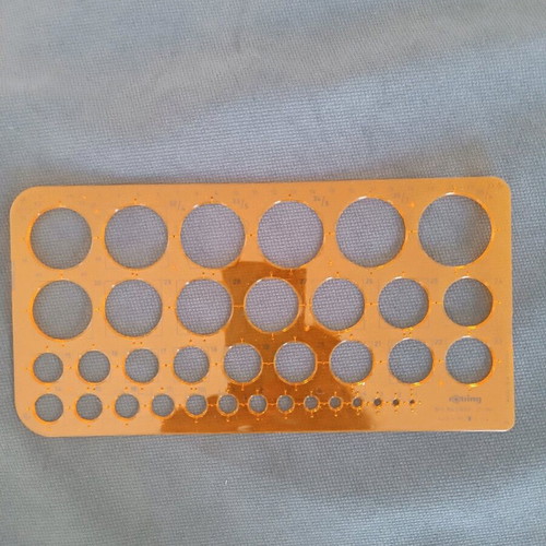 Rotring circle stencil 1-36 like new