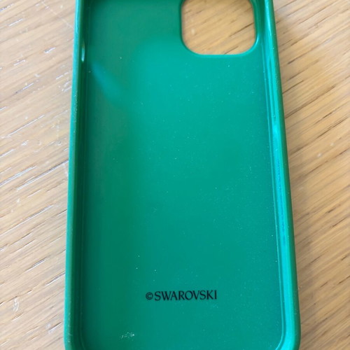 iPhone 13 Swarovski case used, green