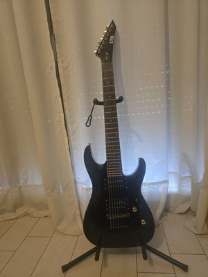 LTD MH-17 7-string electric guitar black, like new