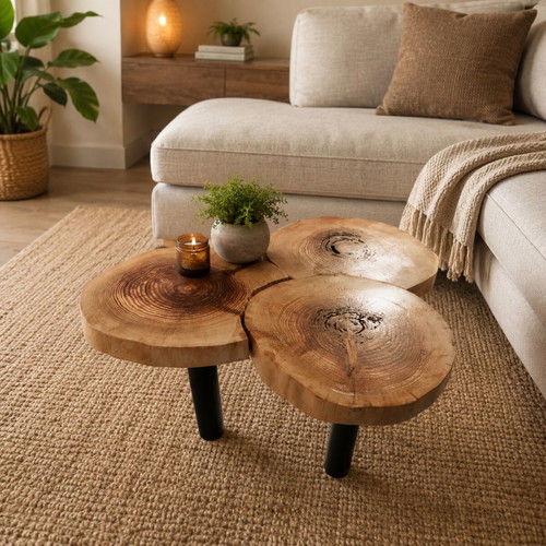 Coffee table new, solid wood