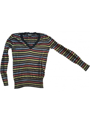 Little Marcel silk knitted blouse medium like new, multicolored