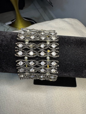 Adjustable bracelet like new, silver