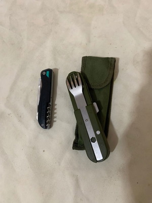 Quechua multitool and camping spork like new